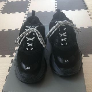 バレンシアガ(Balenciaga)のBALENCIAGA TRIPLE S スニーカー メンズ40 ブラック (スニーカー)