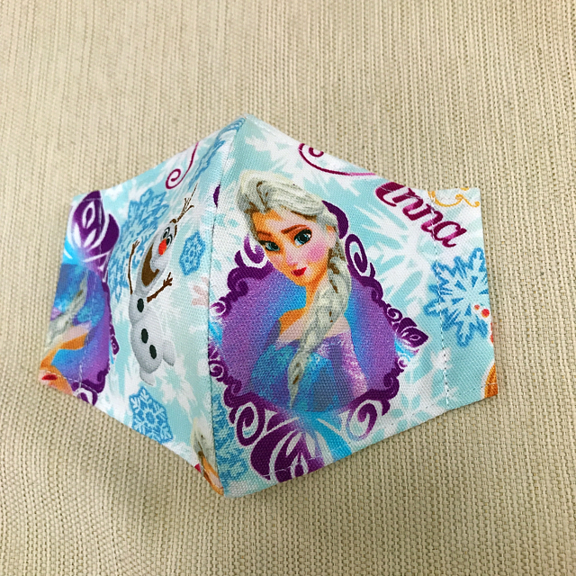 インナーマスク　アナ雪　エルサ　２枚セット　立体 ハンドメイドのハンドメイド その他(その他)の商品写真