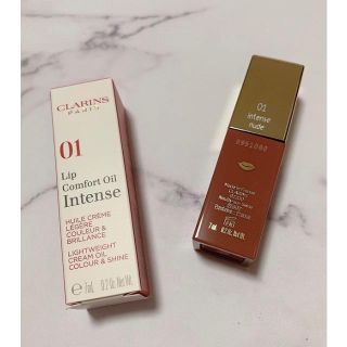 クラランス(CLARINS)のコンフォートリップオイルインテンス(口紅)