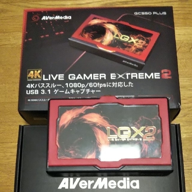 AVerMedia  GC550 PLUS  4K ビデオキャプチャー スマホ/家電/カメラのPC/タブレット(PC周辺機器)の商品写真