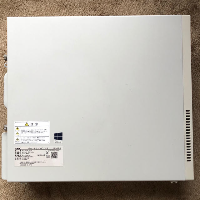 NEC(エヌイーシー)のNEC Mate MK34LB-H デスクトップPC スマホ/家電/カメラのPC/タブレット(デスクトップ型PC)の商品写真
