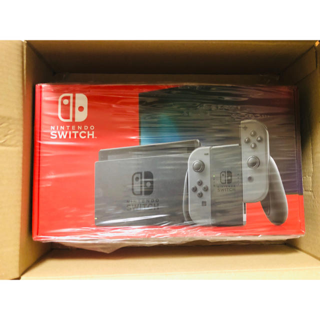 Nintendo Switch 任天堂スイッチ グレー 新モデル 新品未開封 - 家庭用 ...