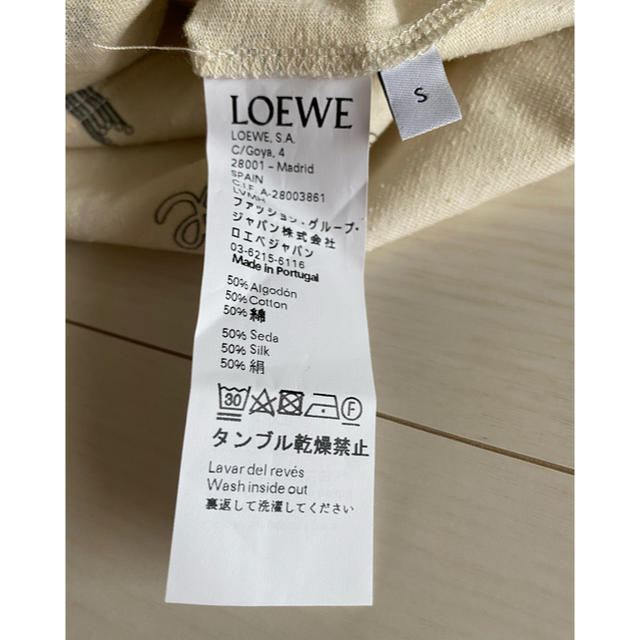 LOEWE(ロエベ)のロエベ　ロゴTシャツ　新品　S ドゥロワー  Drawer サンローラン レディースのトップス(Tシャツ(半袖/袖なし))の商品写真