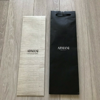 アルマーニ(Armani)のアルマーニ☆紙袋☆ネクタイ用 ショッパー(ショップ袋)