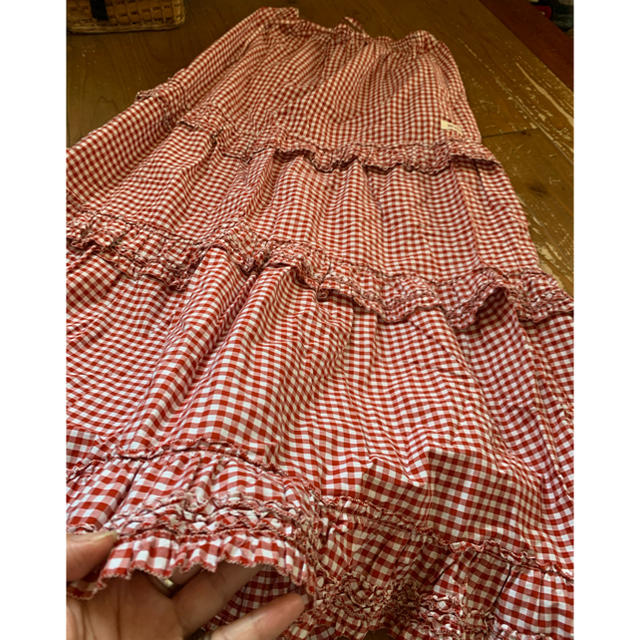 ピンクハウス♡チェック♡ロングスカート-