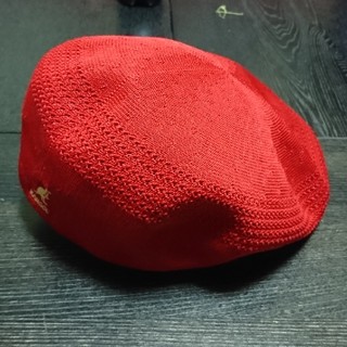 カンゴール(KANGOL)のKANGOL ハンチング  赤色(ハンチング/ベレー帽)
