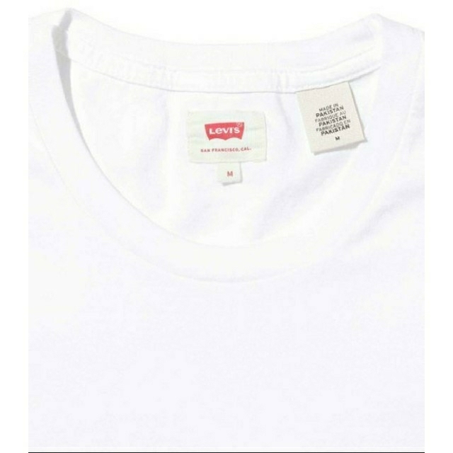 Levi's(リーバイス)のTシャツ リーバイスロゴTシャツ COTTON + PATCH WHITE メンズのトップス(Tシャツ/カットソー(半袖/袖なし))の商品写真