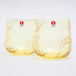 イッタラ(iittala)のiittalaイッタラグラス★フルッタタンブラー25clレモン2個ペアセット(グラス/カップ)