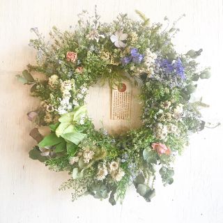 限定品　champedre wreath〜草花のシャンペドルリース(リース)