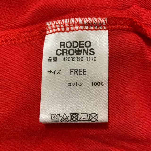 RODEO CROWNS WIDE BOWL(ロデオクラウンズワイドボウル)のRODEO CROWNS WIDE BOWL Tシャツ レディースのトップス(Tシャツ(半袖/袖なし))の商品写真