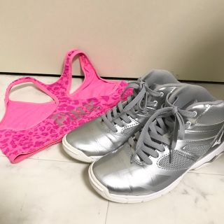 ミズノ(MIZUNO)のリリィ様　ウエーブダイバース&PINKブラトップセット(スニーカー)