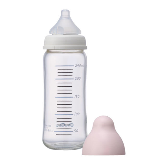 ChuChu チュチュ 哺乳瓶　ガラス　240ml キッズ/ベビー/マタニティの授乳/お食事用品(哺乳ビン)の商品写真