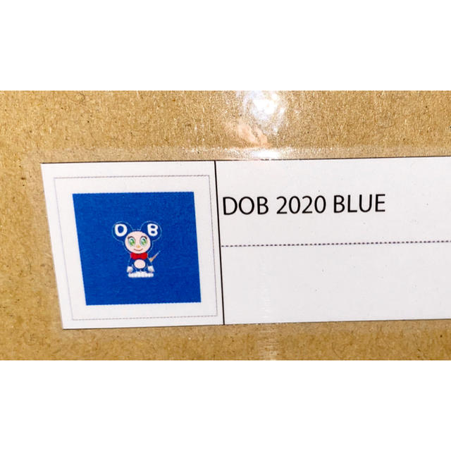 送料無料 村上隆 版画像 DOB 2020 BLUE エンタメ/ホビーの美術品/アンティーク(版画)の商品写真