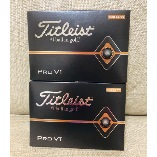 タイトリスト PRO V1 ゴルフボール  ダブルナンバー2箱セット