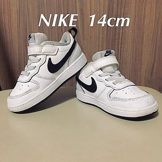 ナイキ(NIKE)の【NIKE】今月限定出品 ナイキ スニーカー/14cm/白/マジックテープ (スニーカー)