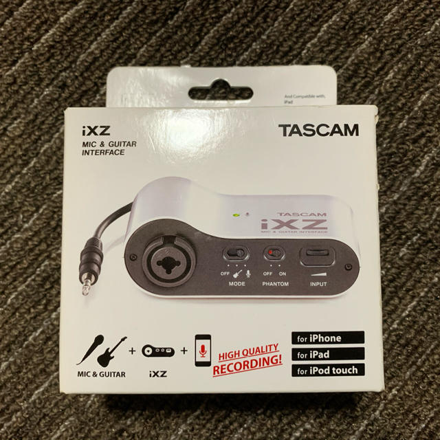 iXZ TASCAM MIC&GUITAR