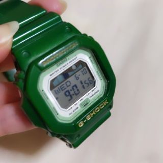 ジーショック(G-SHOCK)のG-SHOCK G-LIDE 電波ソーラー 緑 グリーン(腕時計(デジタル))