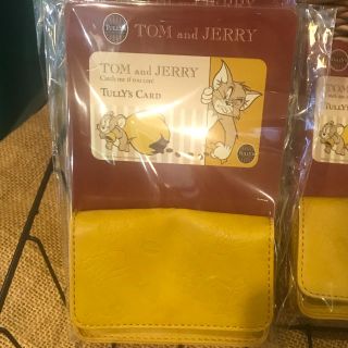 タリーズコーヒー(TULLY'S COFFEE)のTully's Coffee タリーズ トムとジェリー コラボ  カードケース(ノベルティグッズ)