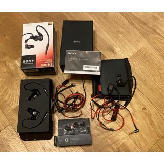 ソニー(SONY)のSONY XBA-H3 ハイレゾ対応 ハイエンドイヤフォン 美品 (ヘッドフォン/イヤフォン)