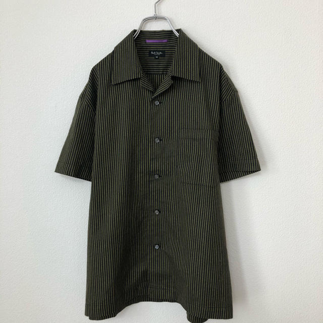 カイキン【美品】Paul Smith/ポールスミス　オープンカラーシャツ　ストライプ