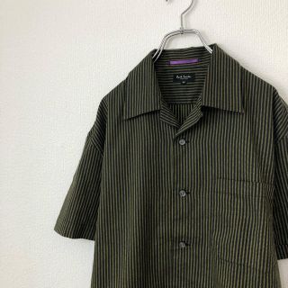 ポールスミス(Paul Smith)の【美品】Paul Smith/ポールスミス　オープンカラーシャツ　ストライプ(シャツ)