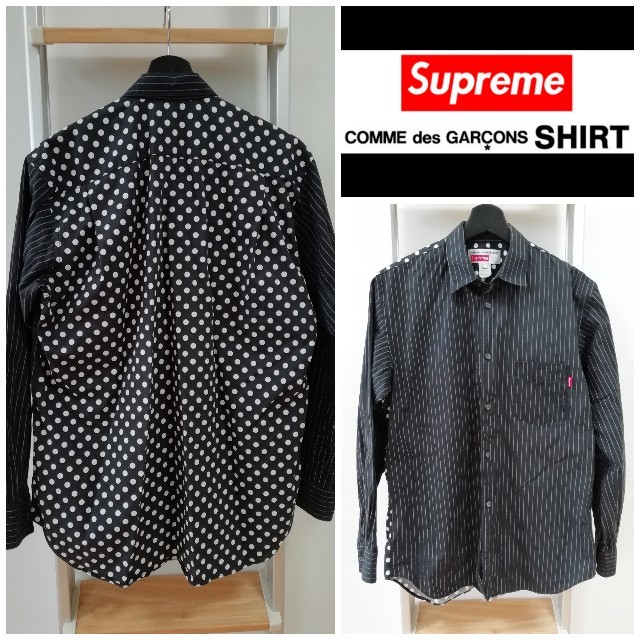 Supreme×COMME des GARCONS SHIRT 長袖シャツ