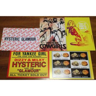 ヒステリックグラマー(HYSTERIC GLAMOUR)の残り僅か！HYS★非売品ポストカード5枚セット②(ノベルティグッズ)