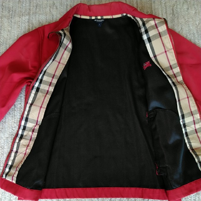 BURBERRY(バーバリー)のバーバリー BURBERRY LONDON ジャケット レッド レディース Ｌ レディースのジャケット/アウター(ブルゾン)の商品写真