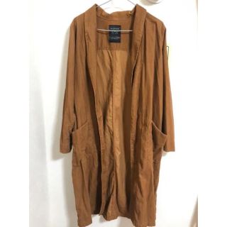 ダブルクローゼット(w closet)のコーデュロイ　ロングコート、ロングカーディガン【used】(ロングコート)