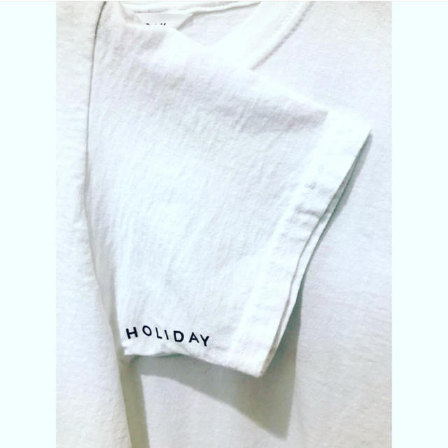 holiday(ホリデイ)の【美品】HOLIDAY× FRUIT OF THE LOOM  T-SHIRT レディースのトップス(Tシャツ(半袖/袖なし))の商品写真