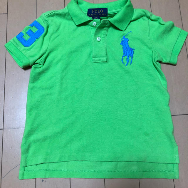 POLO RALPH LAUREN(ポロラルフローレン)のラルフローレン  ビッグロゴポロシャツ  100 キッズ/ベビー/マタニティのキッズ服男の子用(90cm~)(Tシャツ/カットソー)の商品写真