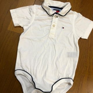 トミーヒルフィガー(TOMMY HILFIGER)の難あり　TOMMY HILFIGER (^-^)半袖ロンパース　80㎝(カバーオール)