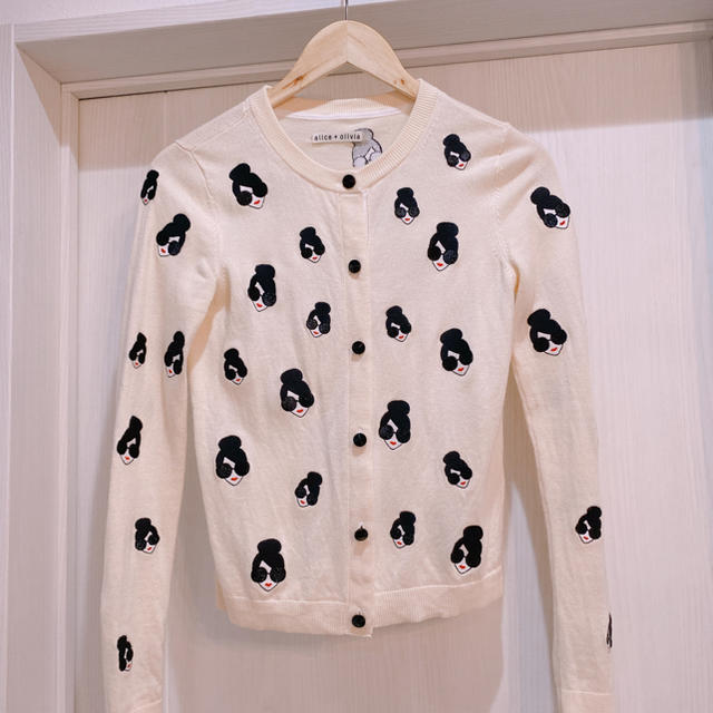 ステイシーフェイスカーディガン Alice and Olivia