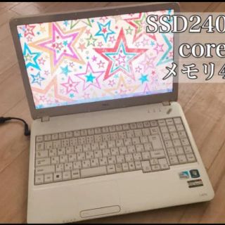 エヌイーシー(NEC)の快速/SSD240GB/メモリ4GB/core i5/win7NEC(ノートPC)