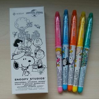 スヌーピー(SNOOPY)の♡新品未使用♡ニッセイ　フリクションカラーズ(ペン/マーカー)