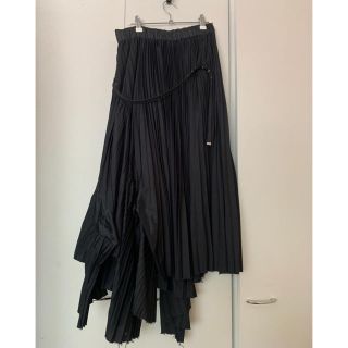 サカイ(sacai)のsacai スカート　変形　SS サイズ2(ひざ丈スカート)