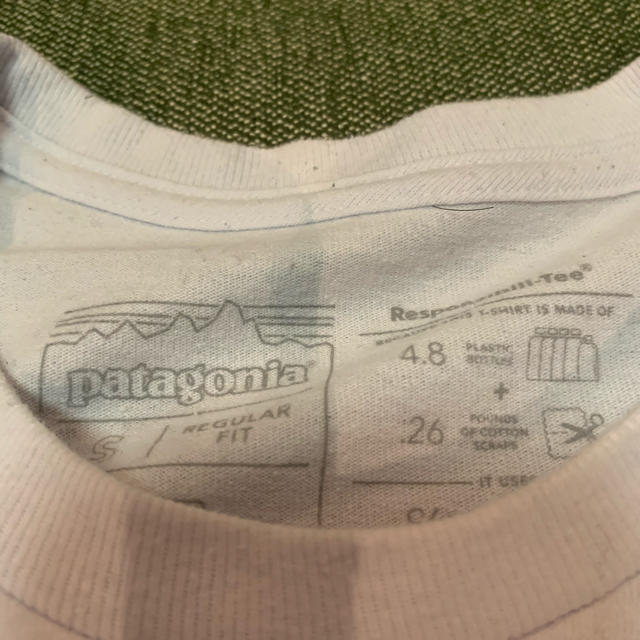 patagonia(パタゴニア)のpatagonia パタゴニア  ロングスリーブ  ロンT  白 S メンズのトップス(Tシャツ/カットソー(七分/長袖))の商品写真