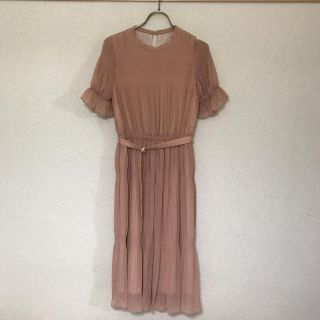 プロポーションボディドレッシング(PROPORTION BODY DRESSING)のPROPORTION BODY DRESSING シフォンプリーツワンピース(ひざ丈ワンピース)