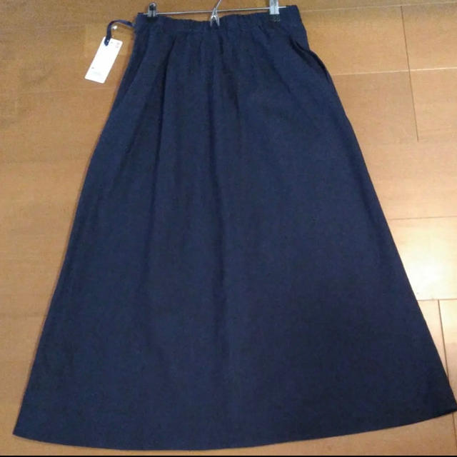 UNIQLO(ユニクロ)のリネン コットンロングスカート レディースのスカート(ロングスカート)の商品写真