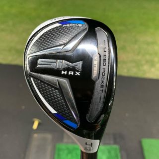 テーラーメイド(TaylorMade)の美品　SIM MAX 4UT 22° 4番ユーティリティ レスキュー(ゴルフ)