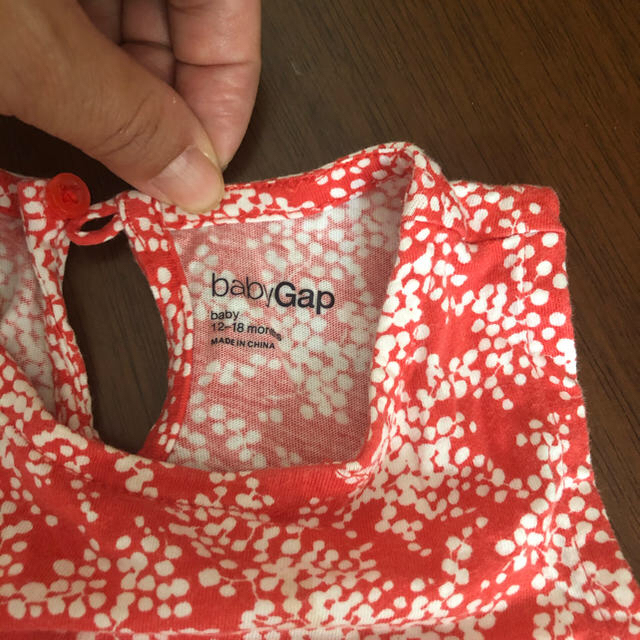 babyGAP(ベビーギャップ)の【売切】baby Gap ワンピース　パンツ付き80 キッズ/ベビー/マタニティのベビー服(~85cm)(ワンピース)の商品写真