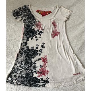 デシグアル(DESIGUAL)の夏物セール　デシグアル レースワンピース 花柄チュニック (ひざ丈ワンピース)