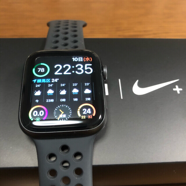 アップルウォッチ 4 ナイキ GPSモデル 44mm 状態◎