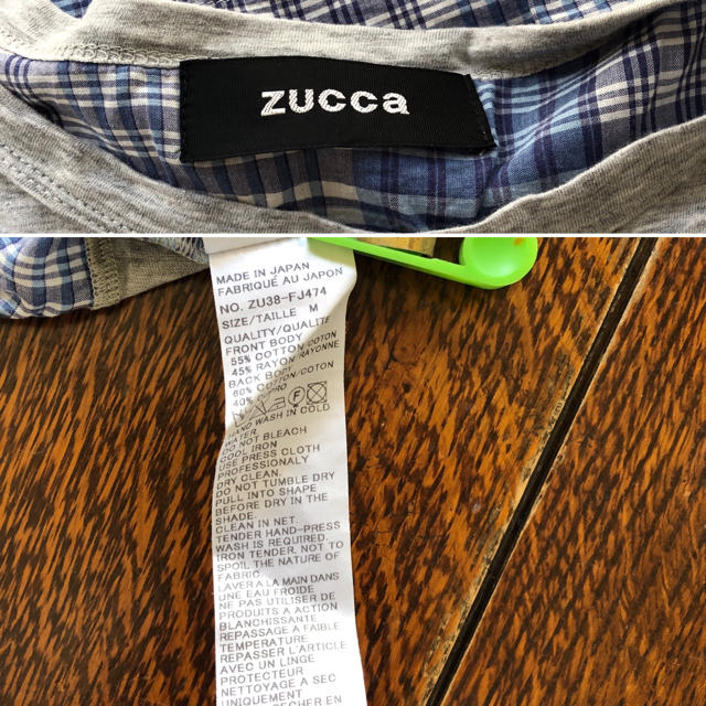 ZUCCa(ズッカ)のzucca チェックトップス レディースのトップス(シャツ/ブラウス(半袖/袖なし))の商品写真