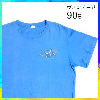 ヴィンテージフィフティファイブ(VINTAGE 55)の週末セール★【希少】90s ビンテージ 爬虫類 イグアナ バックプリントTシャツ(Tシャツ/カットソー(半袖/袖なし))