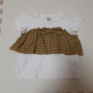 ナルミヤ インターナショナル(NARUMIYA INTERNATIONAL)のピューピルハウス　リボン　Tシャツ　100(Tシャツ/カットソー)
