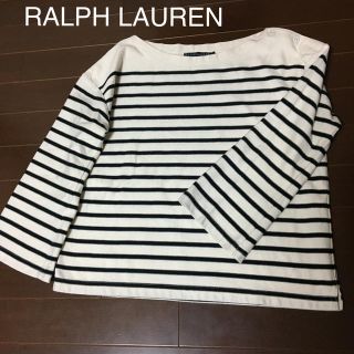 ラルフローレン(Ralph Lauren)のRALPH LAUREN ラルフローレン　ボーダーカットソー　トップス (カットソー(長袖/七分))