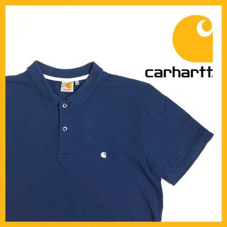 カーハート(carhartt)の週末セール★Carhartt (カーハート) ギリシャ製ポロシャツ ネイビー L(ポロシャツ)