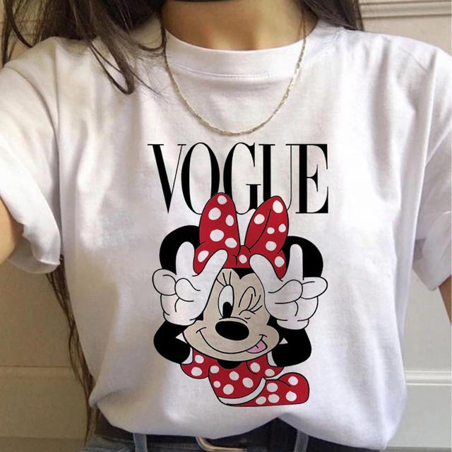 残り僅か 大人気 可愛い Vogue ミニーデザイン Tシャツの通販 By Nayogd プロフ必読 即購入ok ラクマ