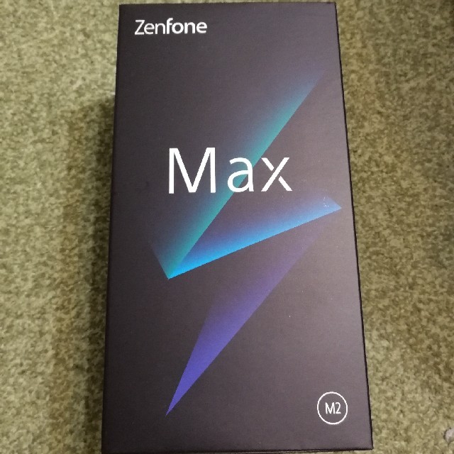 新着 zenfone max m2　本体　新品未使用　スペースブルー スマートフォン本体